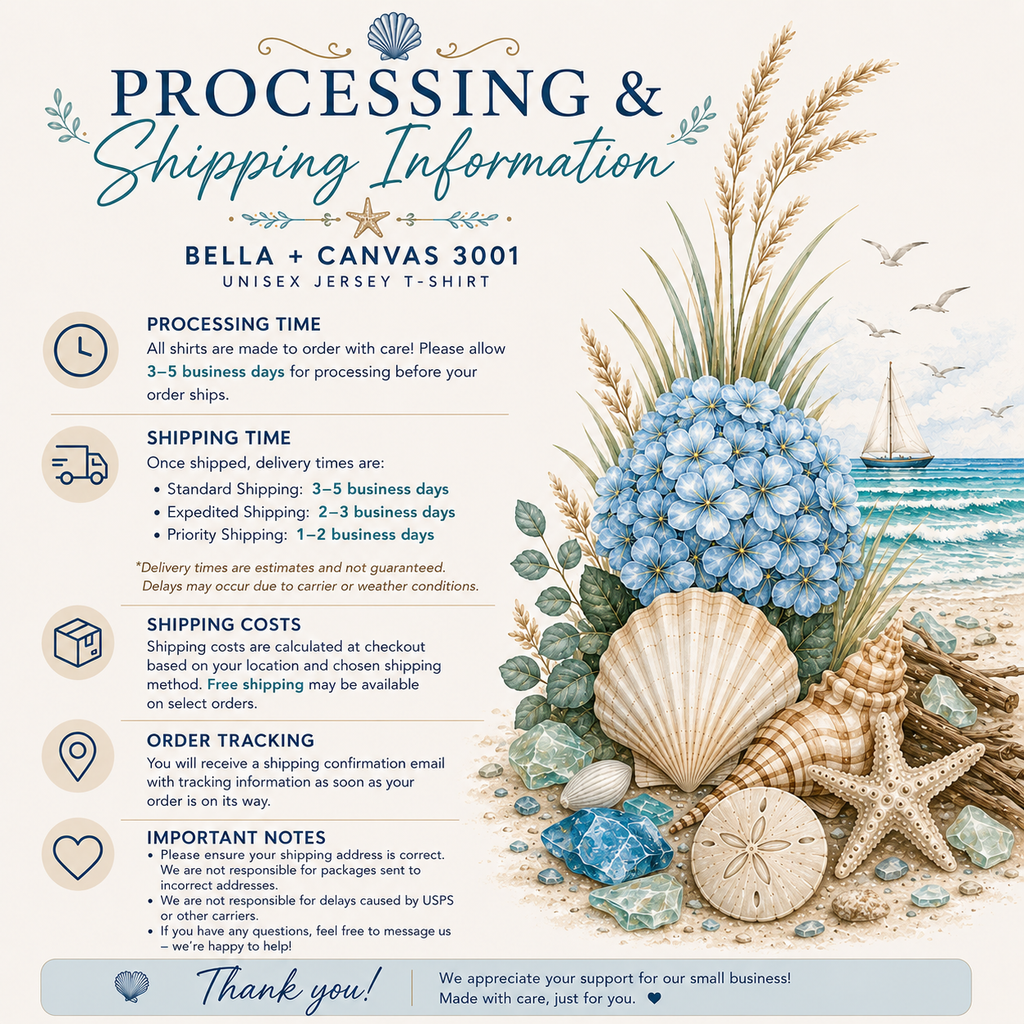 Saltwater Heals Everything Coastal Luxe Tee care instructions
