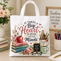 It Takes a Big Heart teacher tote bag
