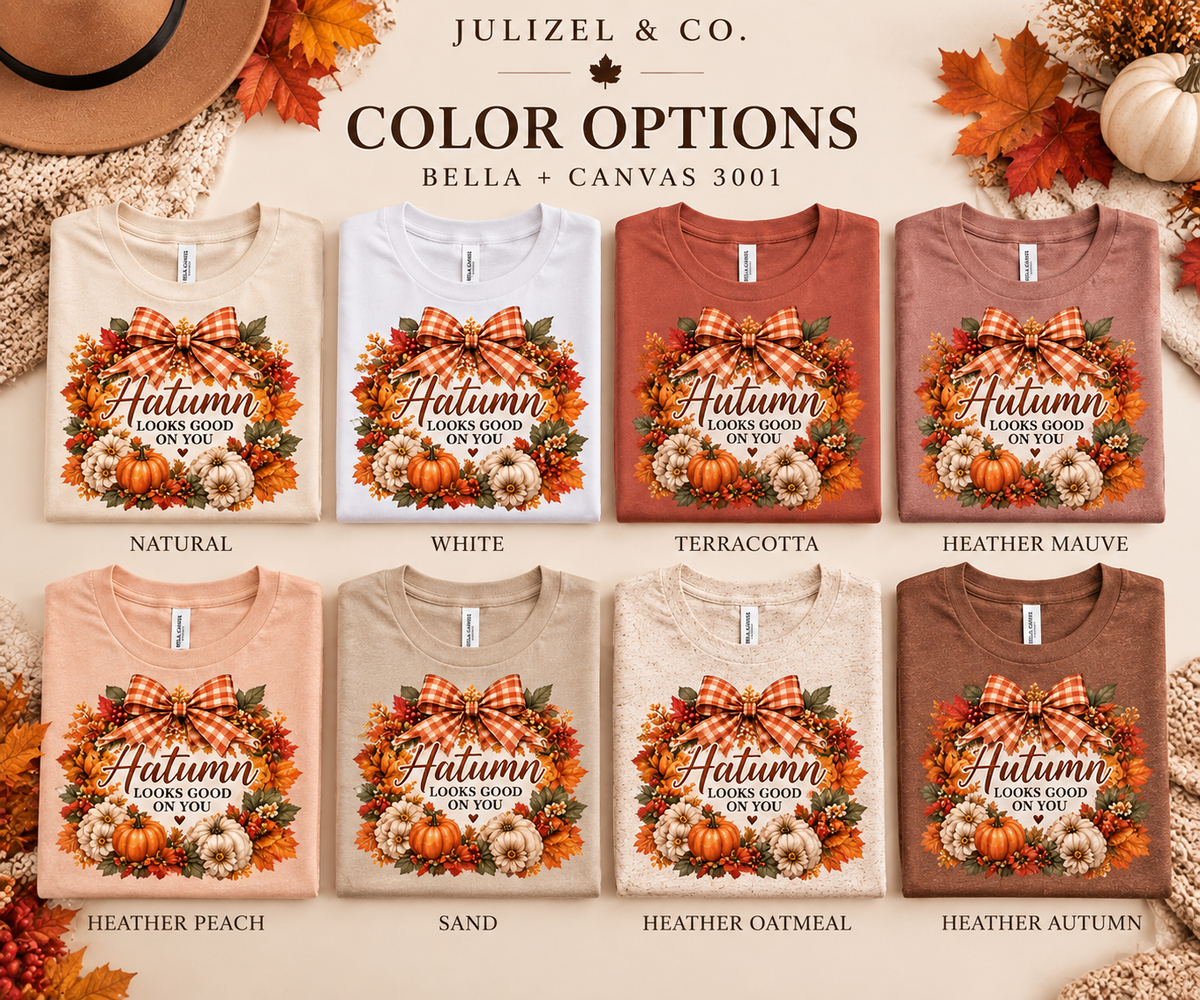 Autumn Looks Good on You Bella + Canvas 3001 fall tee - image 3