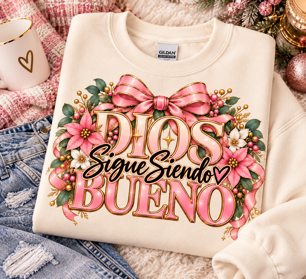 Dios Sigue Siendo Bueno graphic crewneck listing image 3