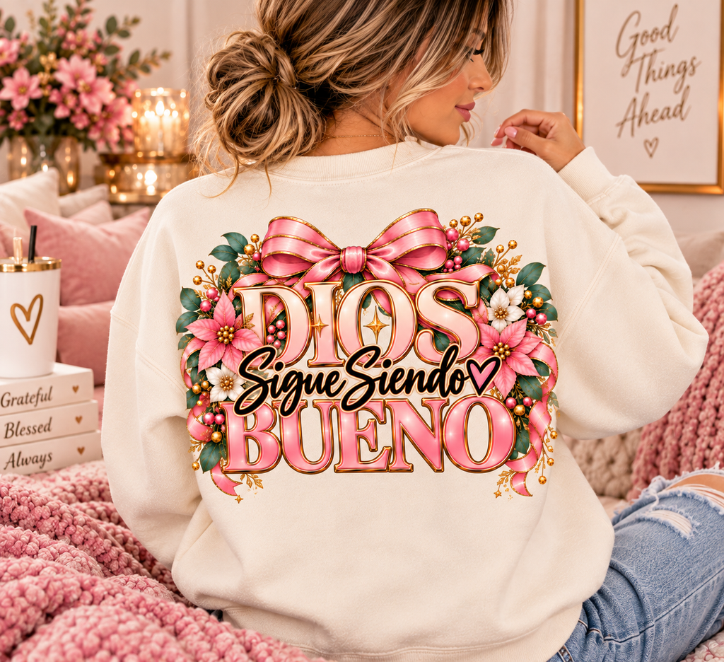 Dios Sigue Siendo Bueno graphic crewneck listing image 8