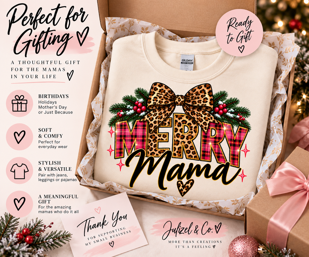 Merry Mama crewneck gift guide