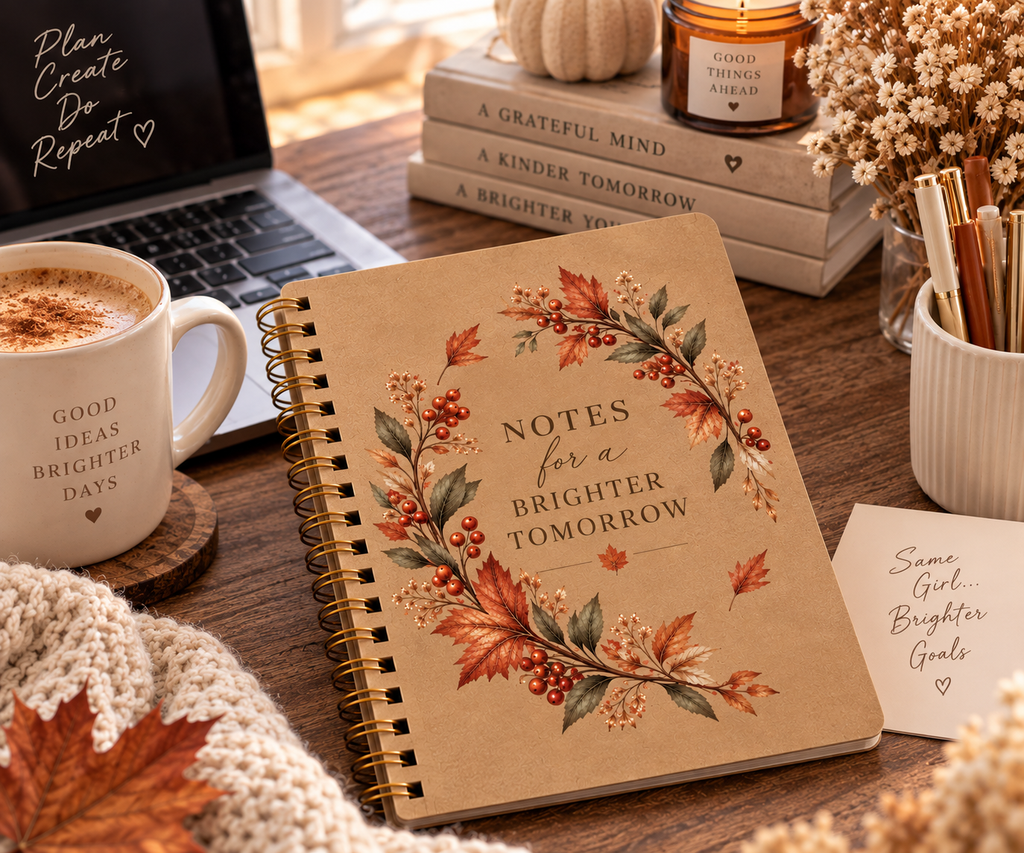 Notes for a Brighter Tomorrow kraft spiral notebook - image 8