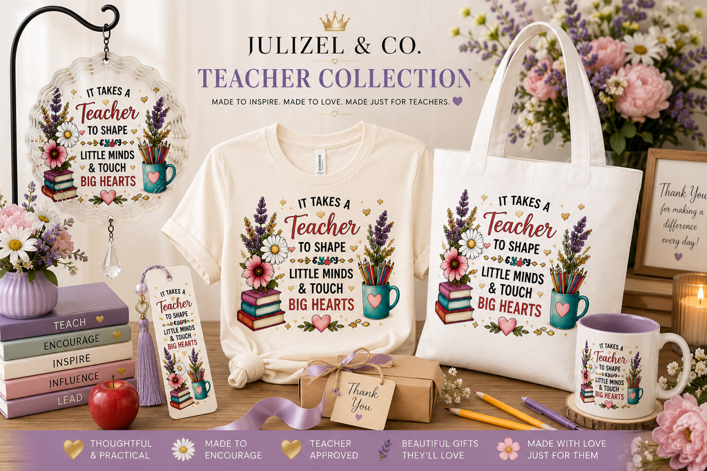 Julizel & Co. Teacher Collection matching gift products